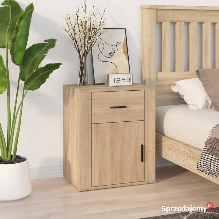 Szafka nocna dąb sonoma 50x36x60 materiał Warszawa