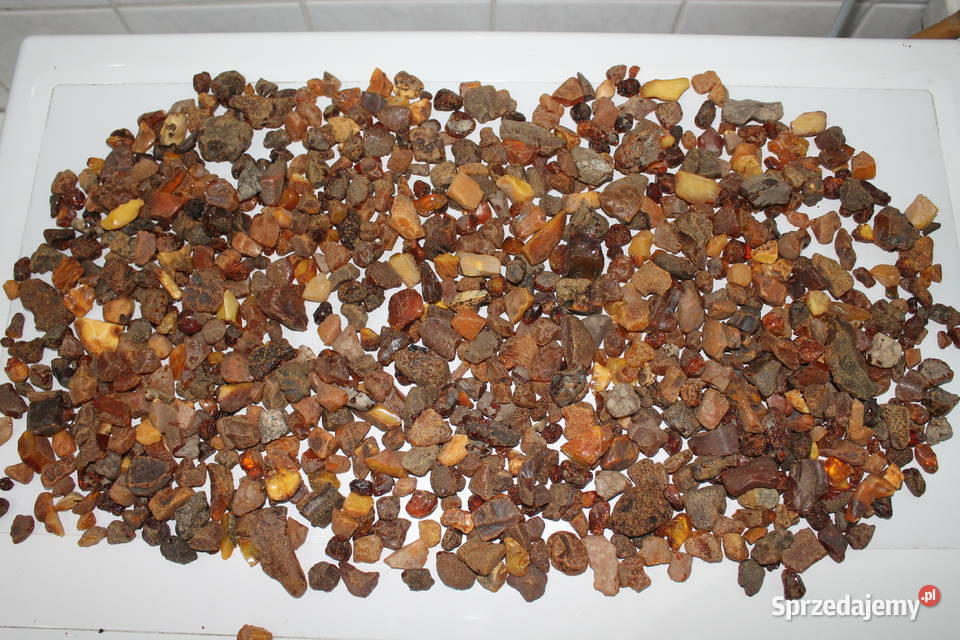 BURSZTYN surowy naturalny frakcji do 2 gr 550 łódzkie