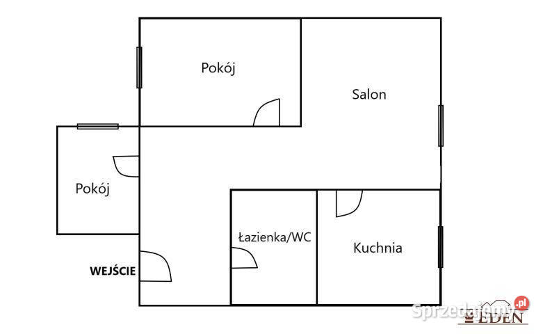Ogłoszenie mieszkanie 5224m2 3 pok Łuków
