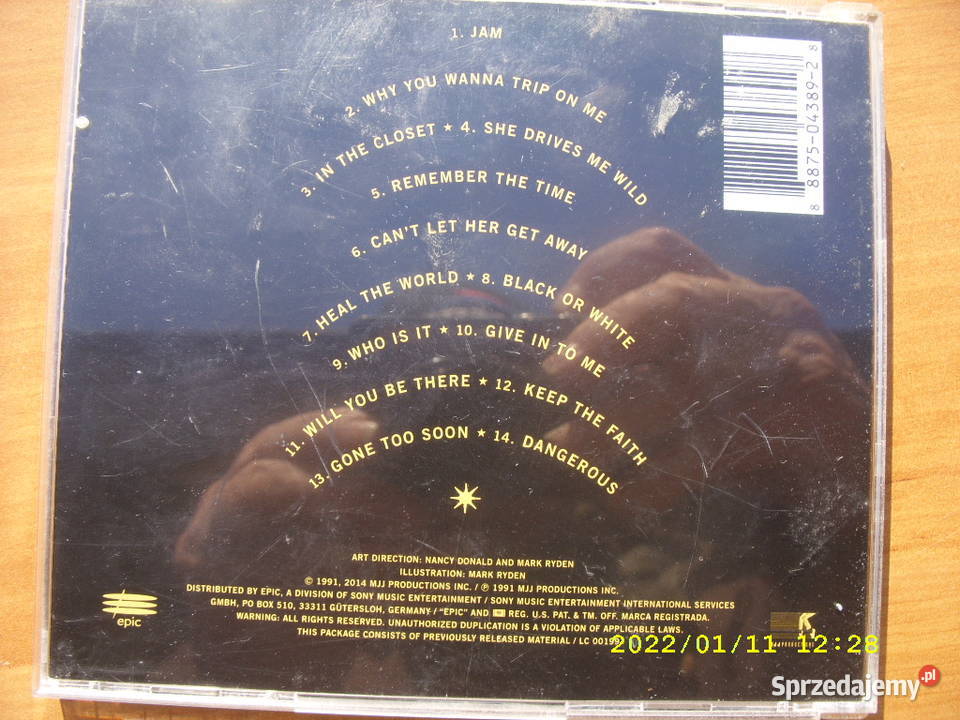 cd michael jacksondangerous dolnośląskie Wołów