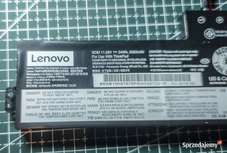 Bateria wew Lenovo Thinkpad T480 01AV489