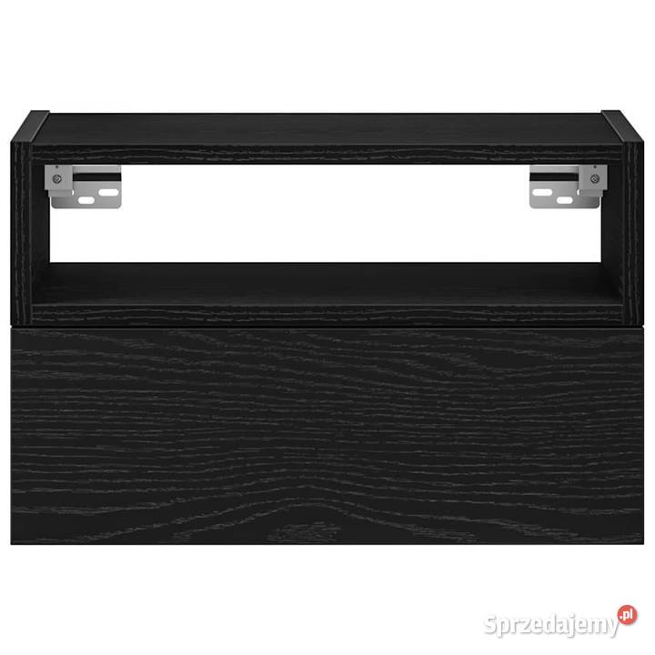 Wisząca szafka nocna czarna 45x26x285 WM858598 mazowieckie