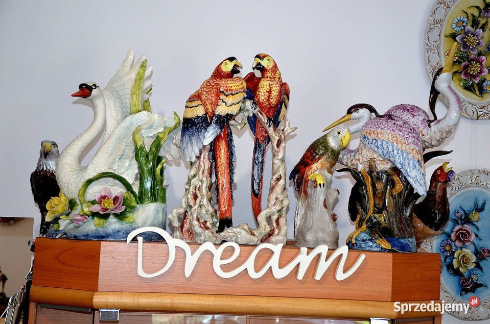 Porcelana Roceram Dzikie kaczki Ptaki wodne Środa Wielkopolska