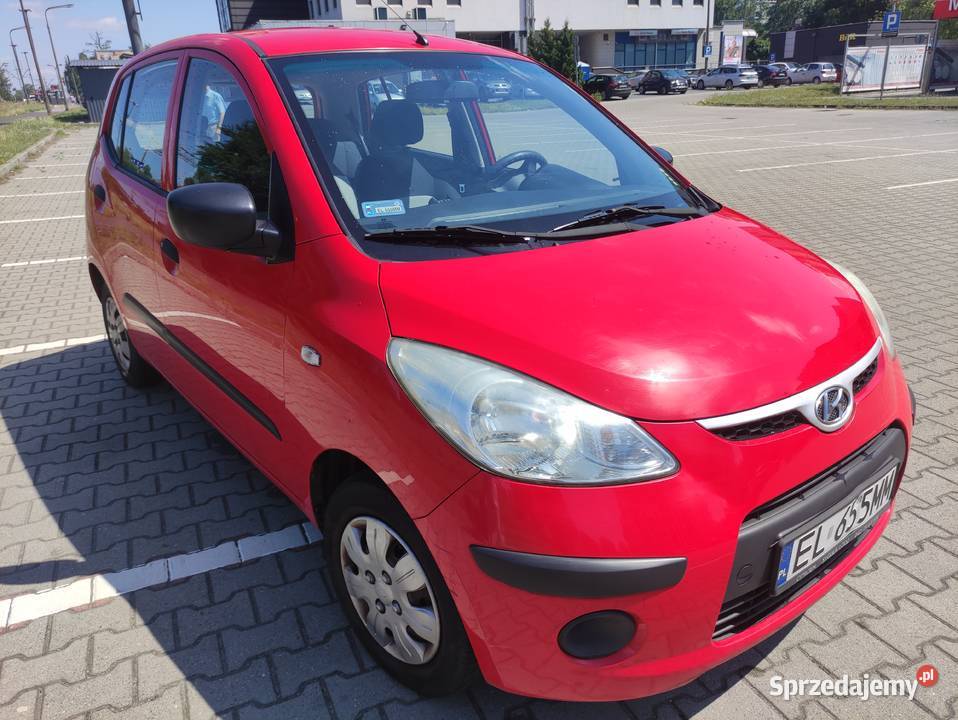 Hyundai i10 88 przebiegu salon Polska okazja wspomaganie kierownicy Łódź