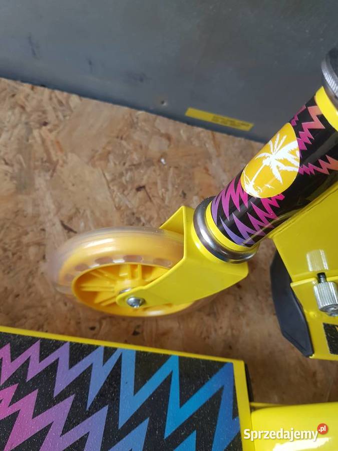 HULAJNOGA SKŁADANA DZIECI żółta palma wielkopolskie Głogowa