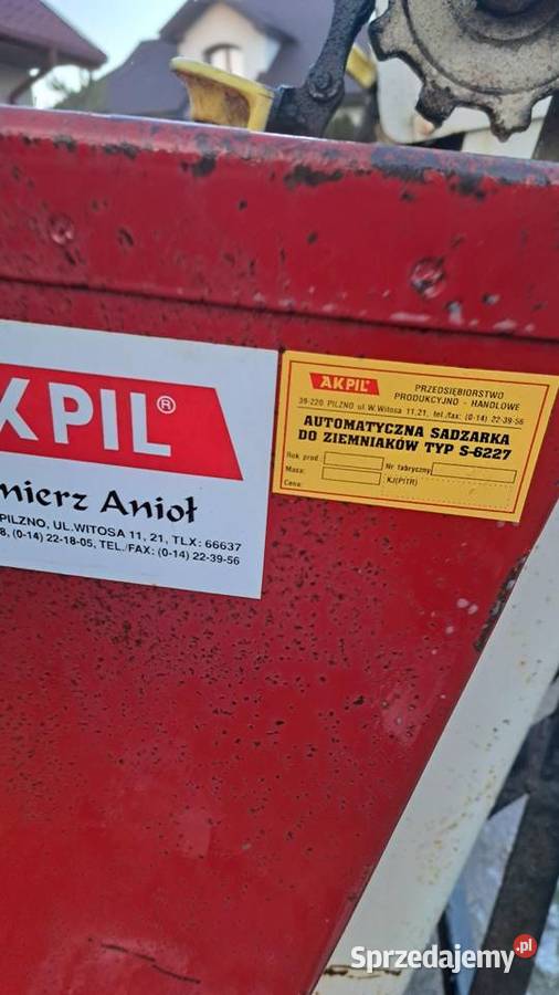 Sadzarka kubelkowa Akpil nowa nieuszkodzony Parczew