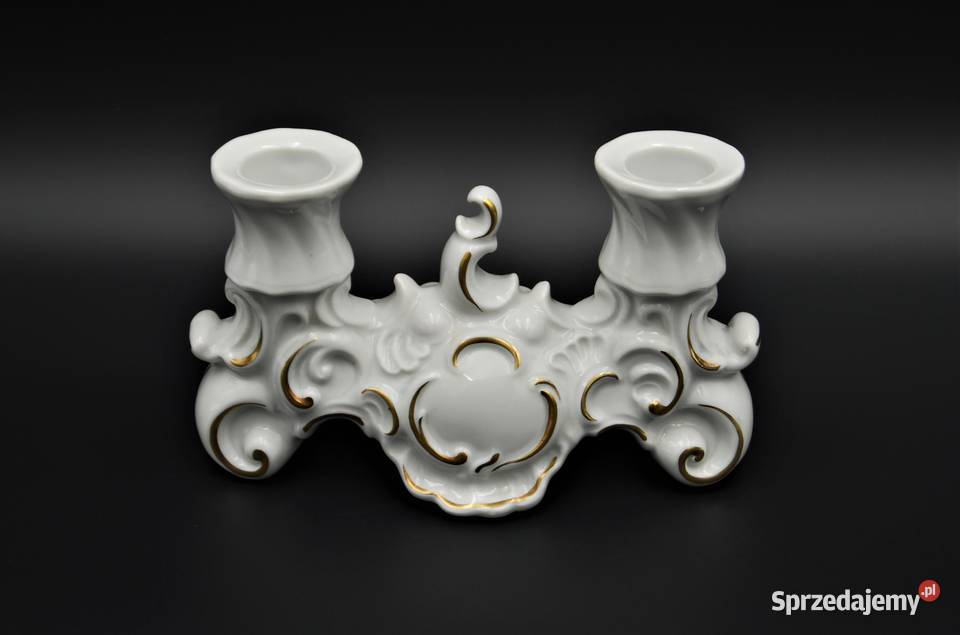 Porcelanowy świecznik Wallendorf Poznań