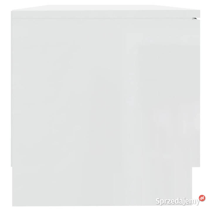 Szafka pod TV wysoki połysk biała 80x35x365 Warszawa