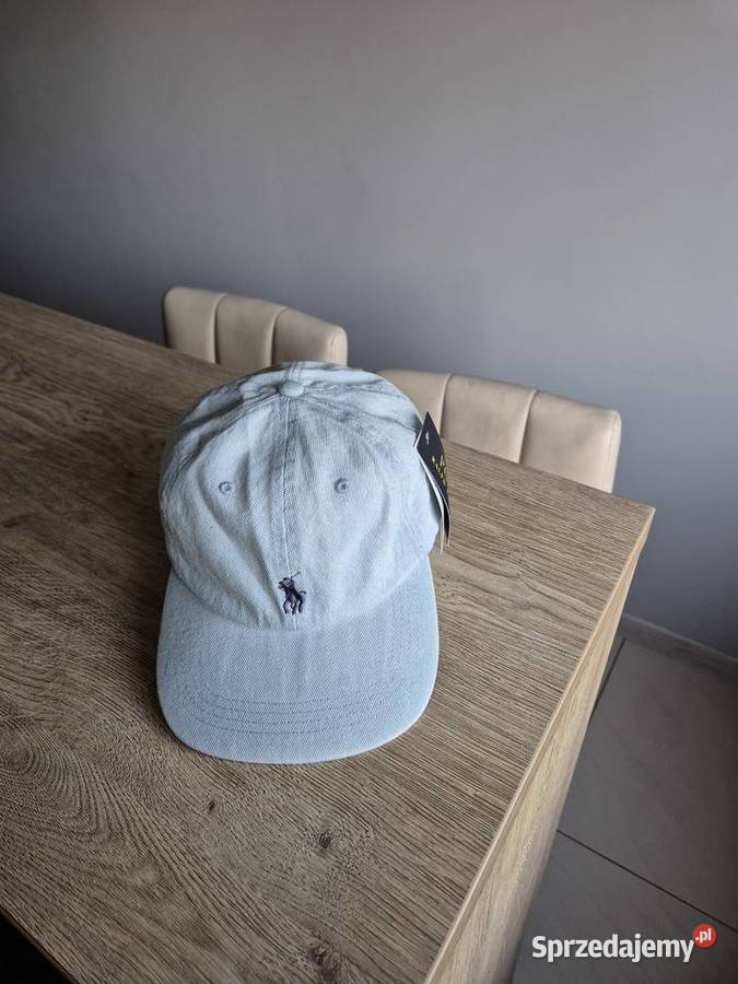 Czapka z daszkiem Polo Ralph Lauren błękitna Swarzędz sprzedam