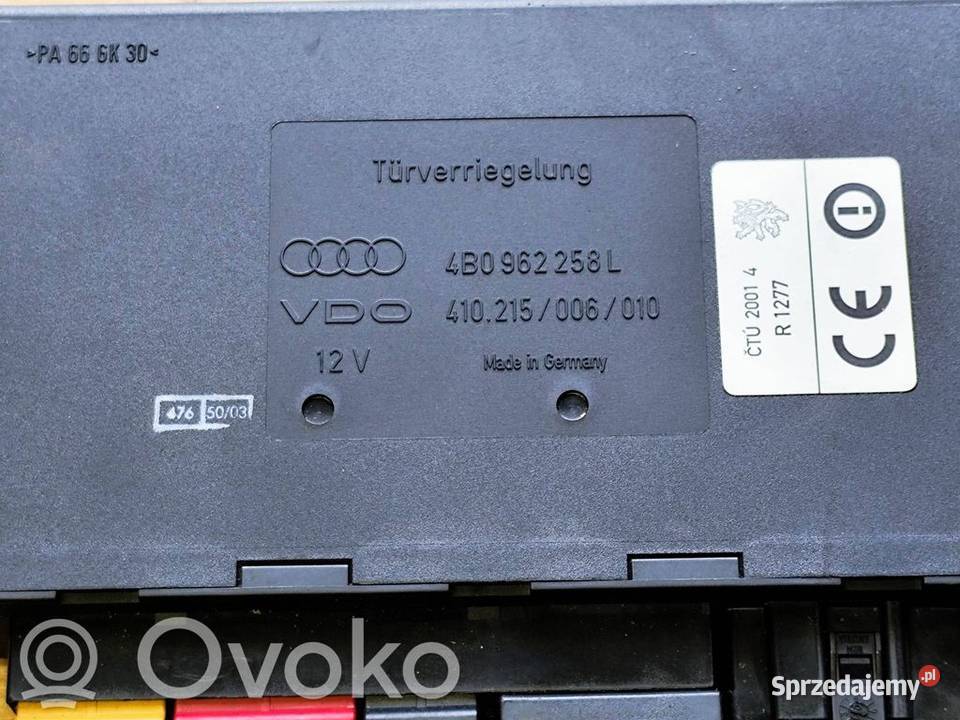 Audi A6 S6 C5 Avant Allroad 25 STEROWNIK MODUŁ
