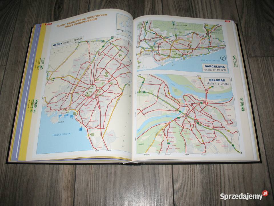 EUROPA Encyklopedia Drogowa ATLAS atlas śląskie Chorzów