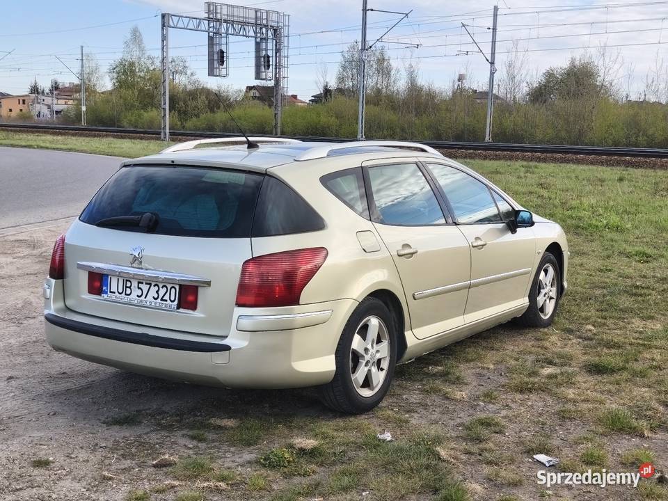 Peugeot 407 20 benzyna 2007 sprawna klimatyzacja 140KM Łuków
