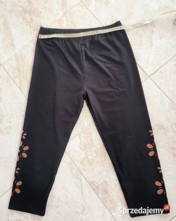 Legginsy damskie czarne Spodnie