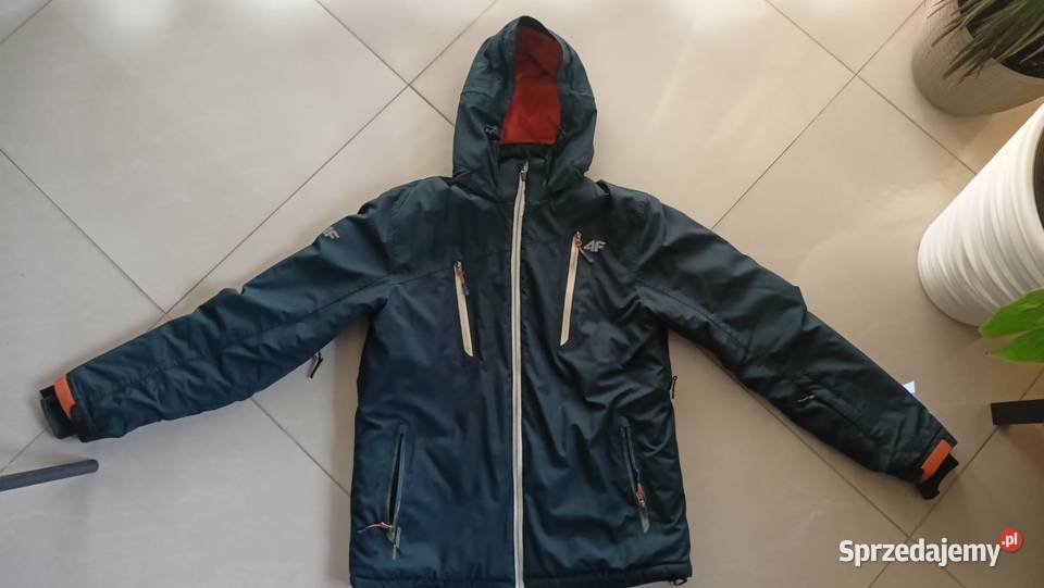 Kurtka męska granat zimowa narciarska 4F L st śląskie