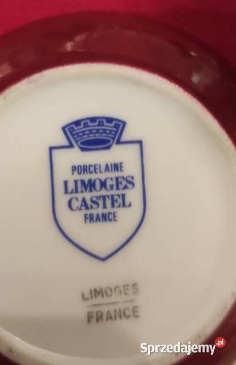 LIMOGESFrancjapuzdro ze scenką rodzajową Pabianice