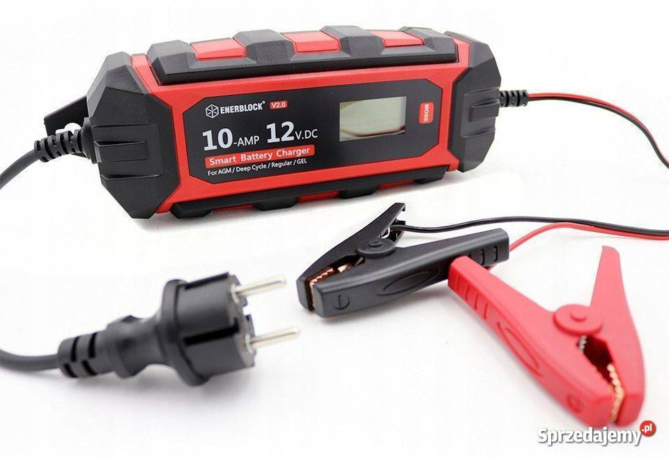 Ładowarka prostownik Enerblock 12V 10A AGM GEL Piotrków Trybunalski