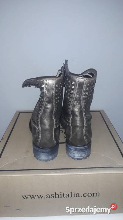 Złote botki damskie Ash 37 Kraków