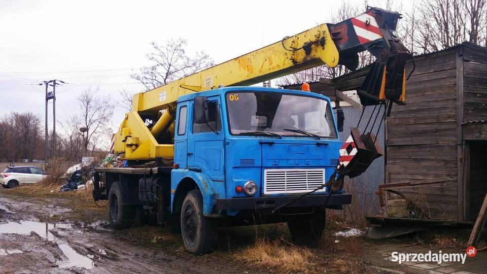 Dźwig 10t Jelcz 11000cm3 Dźwigi samochodowe wielkopolskie Gniezno