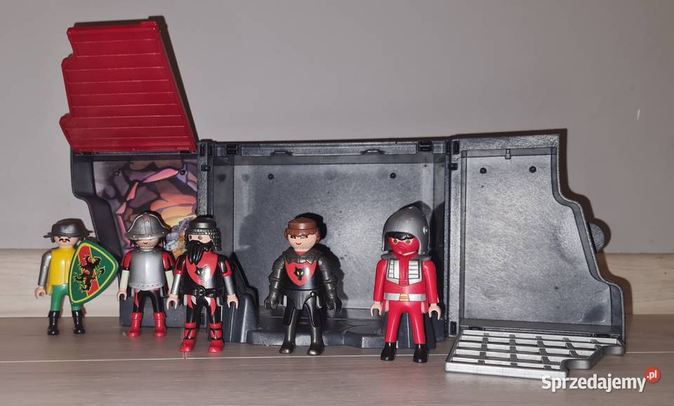 Figurki zestaw kolekcja rycerze Playmobil mini Łódź sprzedam