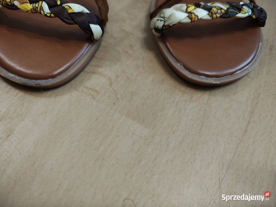 Sandały sandałki damski w stylu Boho z kwiatkami inna Szczecin