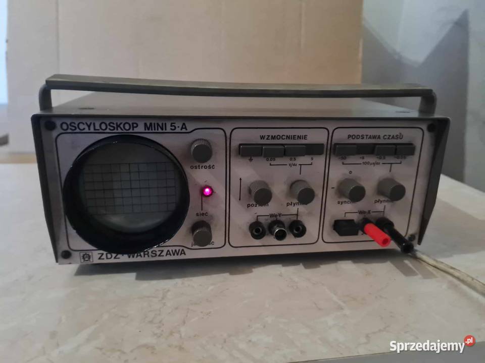 OSCYLOSKOP MINI 5A ZDZWARSZAWA RETRO VINTAGE