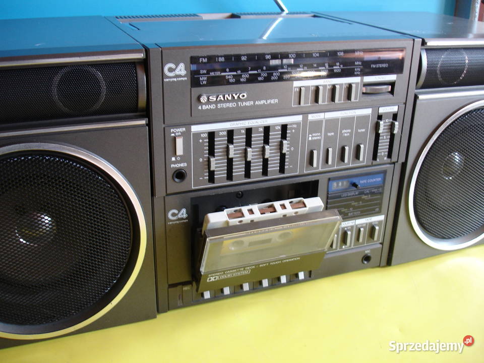 Radiomagnetofon SANYO C4 lubuskie Zielona Góra
