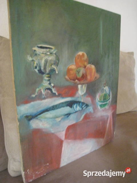 Obraz olejny martwa natura Obrazki i obrazy Częstochowa