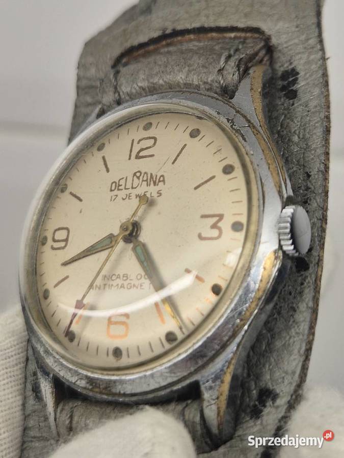 Zegarek Delbana vintage Swiss Chorzów