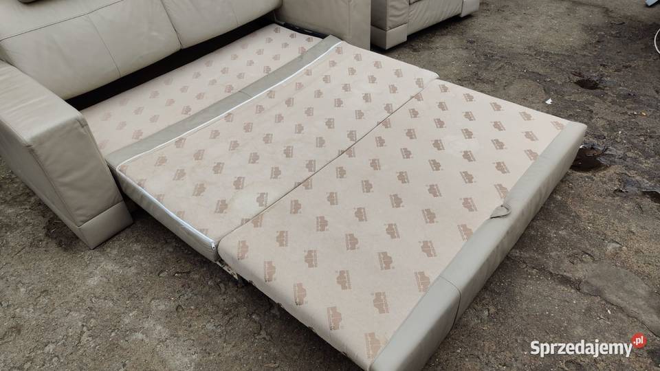 Komplet skórzany Meblomak kanapa z funkcją Warszawa