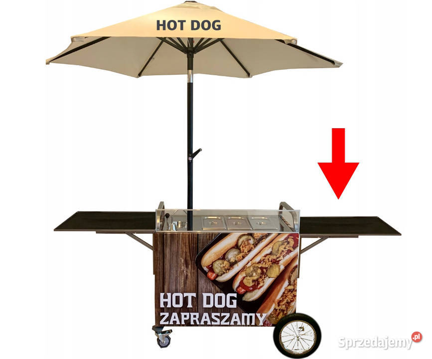 Hot Dog Amerykański wózek gastronomiczny bez Biznes i Przemysł Koszalin