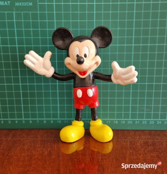 figurka gumowa Mikki Disney duża vintage Syców