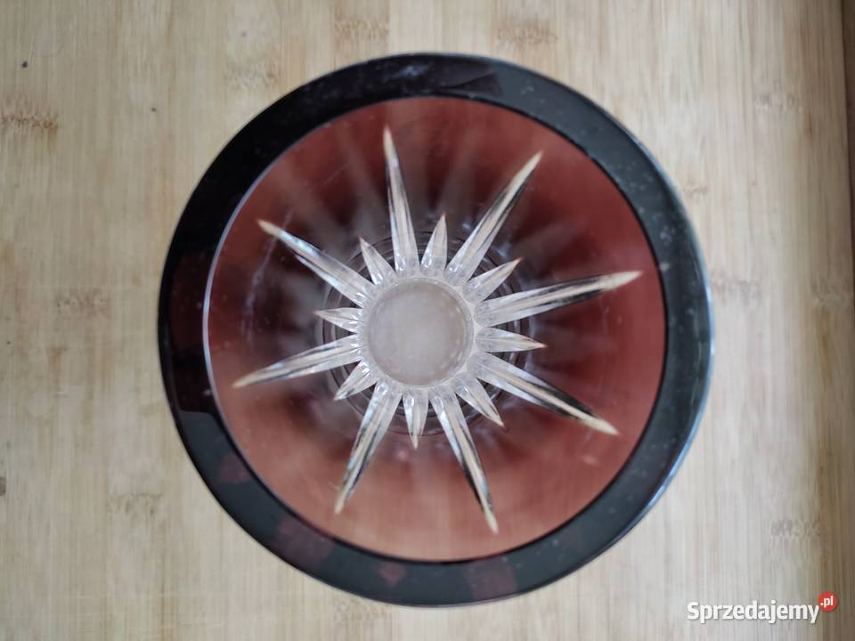 Kryształowy wazon firmy VSL Val Saint Lambert podlaskie Białystok