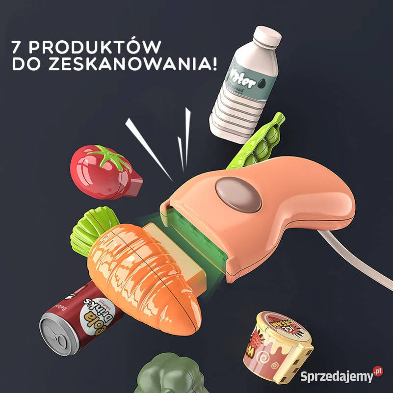 WOOPIE Kasa Sklepowa Dzieci Skaner Waga Mikrofon