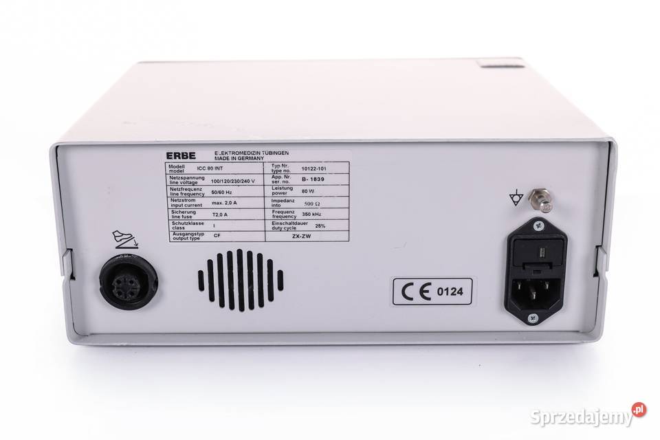 Diatermia chirurgiczna ERBE ICC 80 INT Leszno