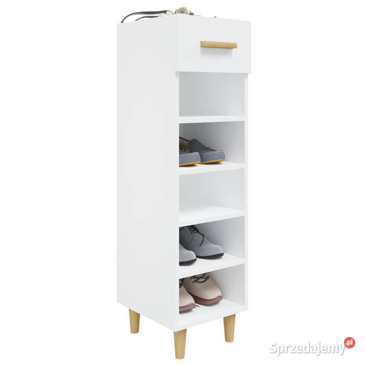Szafka na buty biała 30x35x105 materiał Na buty Warszawa