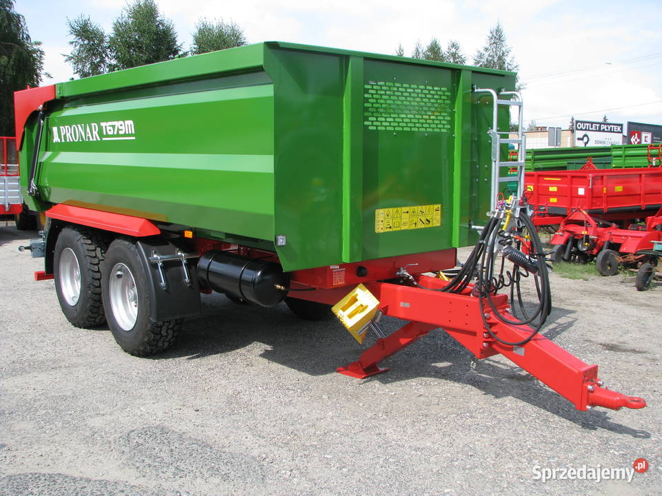 NOWA Przyczepa rolnicza skorupowa T679M PRONAR w nieuszkodzony Przyczepy rolnicze Opoczno