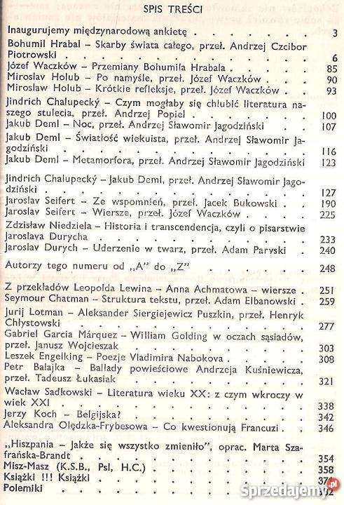LITERATURA NA ŚWIECIE 1984 4 153 Czasopisma Warszawa sprzedam