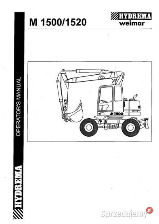 Hydrema 1500 1520 instrukcja obsługi DTR