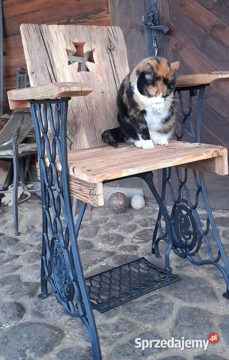 Krzesło z maszyny do szycia mazowieckie