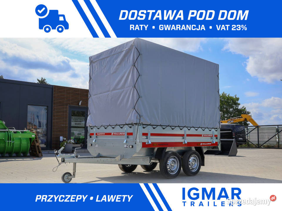 TEMARED TRANSPORTER 25152 przyczepa dwuosiowa sprzedam