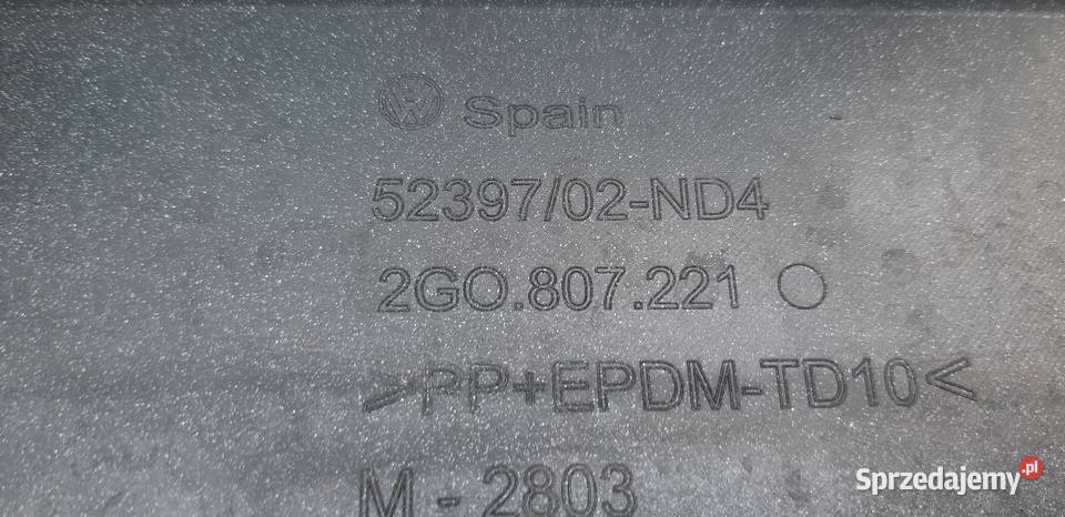 VW POLO 2G 6 VI ZDERZAK PRZÓD PRZEDNI PDC lubuskie Bieleń