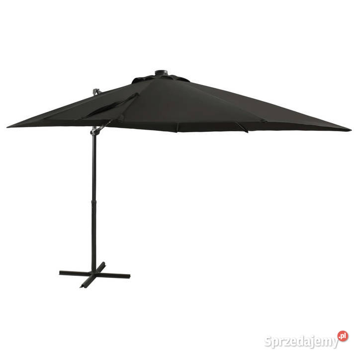 Parasol wiszący z lampkami LED i słupkiem 250 Warszawa