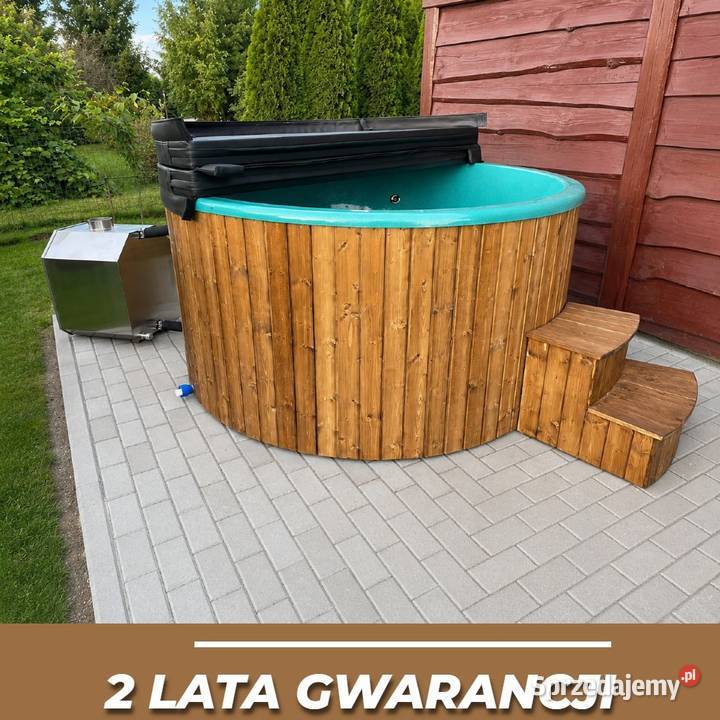 Balia ogrodowa z jacuzzi Hydromasaż Piec Giżycko