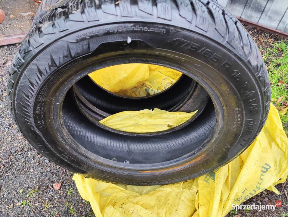 2 Opony zimowe Uniroyal 8mm bieżnika 17565R15 175 lubelskie Chełm
