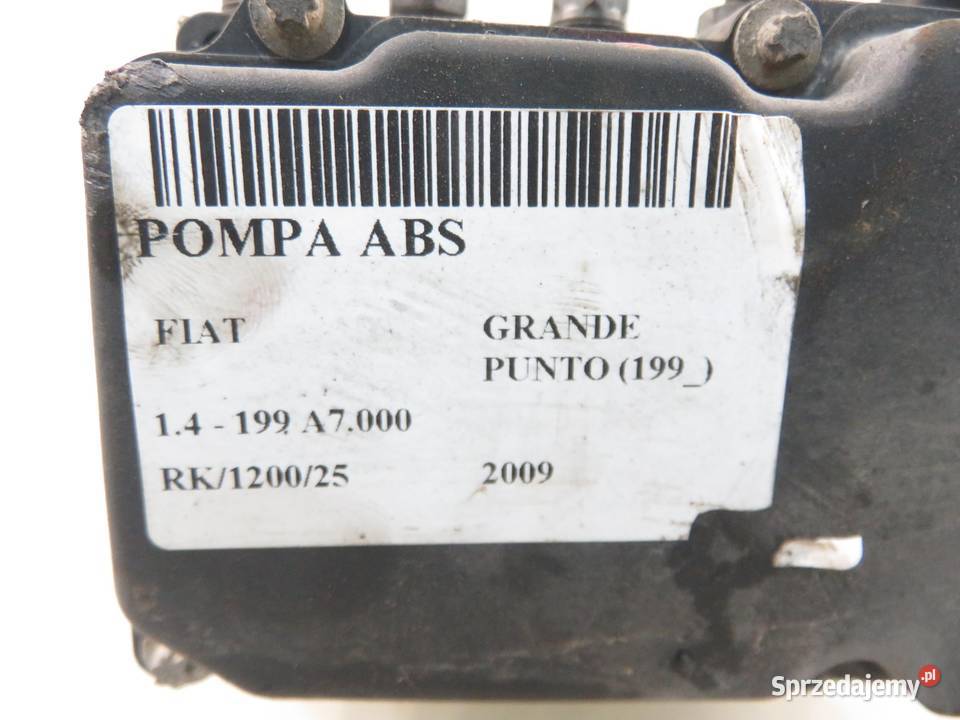 POMPA ABS FIAT GRANDE PUNTO 199 0265232053 osobowe Układ ABS i ESP