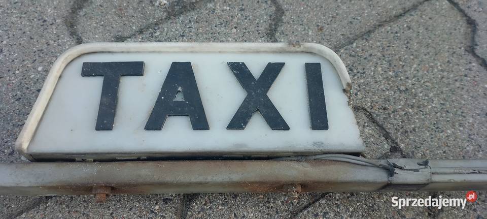 Taxi kogut PRL Prost z fiata 125 p podkarpackie Jarosław