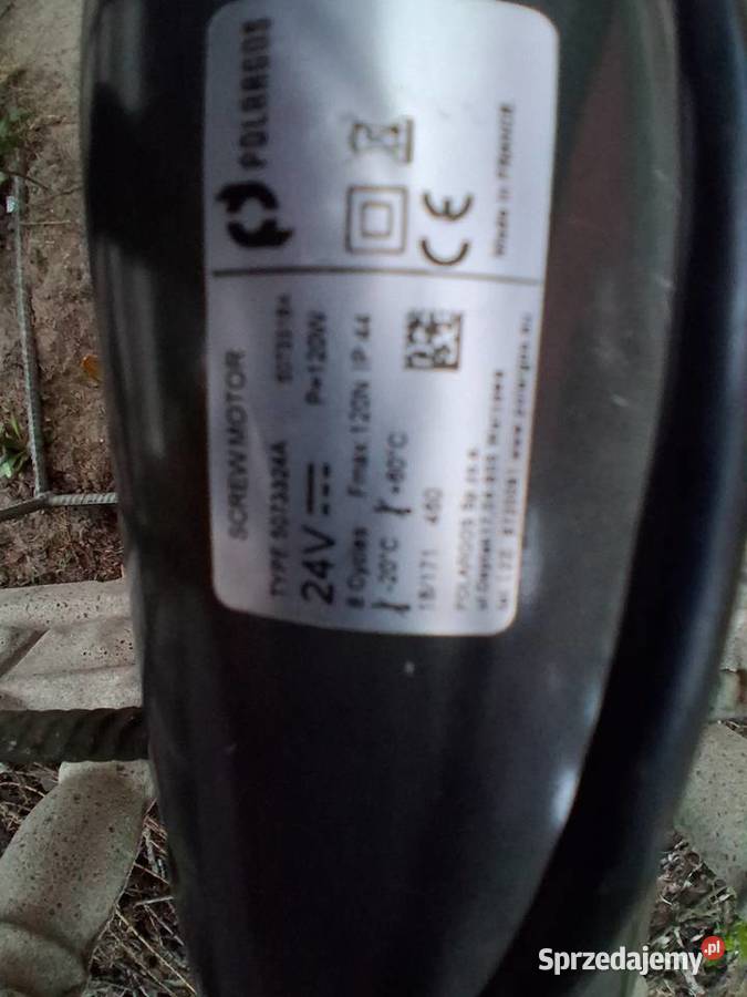 Bramowy siłownik śrubowy polargos 24v 120w