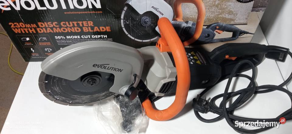 Przecinarkę do Betonu EVOLUTION 230mm 2000w 230v Piła sprzedam