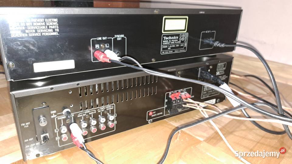 Kompakt i amplituner technics Wieliszew