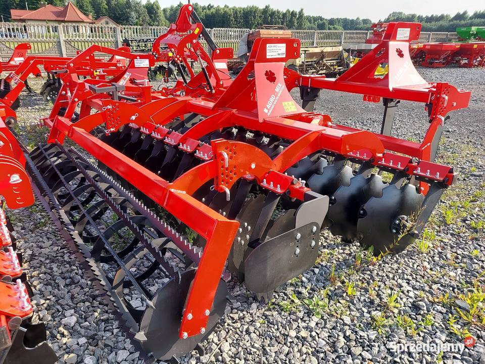 Brona talerzowa talerze 560mm wał rura struna